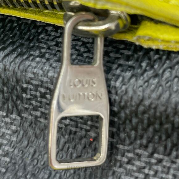 🔴 Louis Vuitton Brazza Long Wallet - Damier Graphite Yellow - Picture 9 of 9